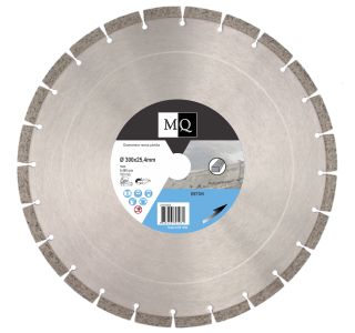 DIAMANTNA REZALNA PLOŠČA MQ 300X25.4X9 MM ARMIRAN BETON, GRANIT