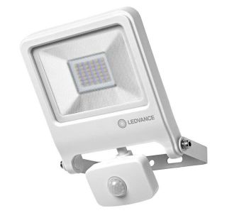 LED ZUNANJI REFLEKTOR LEDVANCE 30W ENDURA FLOOD WT BELI S SENZORJEM