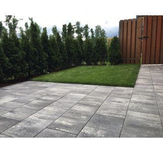 BETONSKA PLOŠČA OBLAK GROUP 30X60X5 CM MIX 16 TONALIT-BELA, ČRNA