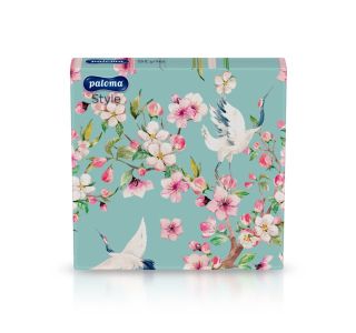 SERVIETE PALOMA 33X33 CM, 20/1 STYLE BIRDS & CHERRY