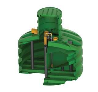 MALA ČISTILNA NAPRAVA ROTO 4 PE ECO BLUE, MBBR 4.000 L