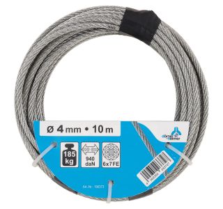 VEČNAMENSKA VRV DÖRNER + HELMER 4MM POCINKANA ZAV=10M NOSILNOST 185KG