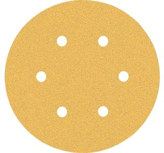 5-DELNI KOMPLET BRUSNIH PAPIRJEV S 6 LUKNJAMI EXPERT C470 ZA EKSCENTRIČNE BRUSILNIKE, 150 MM, G 80