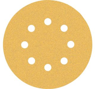 5-DELNI KOMPLET BRUSNIH PAPIRJEV Z 8 LUKNJAMI EXPERT C470 ZA EKSCENTRIČNE BRUSILNIKE, 125 MM, G 80