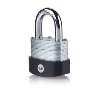 CILINDRIČNA OBEŠANKA 50 MM YALE HIGH SECURITY, ODPORNOST PROTI KOROZIJI, LOK KALJENO JEKLO, 1 KOS S 3 KLJUČI, VAR. RAZRED 3