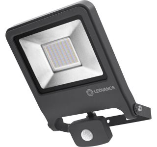 LED ZUNANJI REFLEKTOR LEDVANCE 50W ENDURA FLOOD DG TEMNO SIVI S SENZORJEM