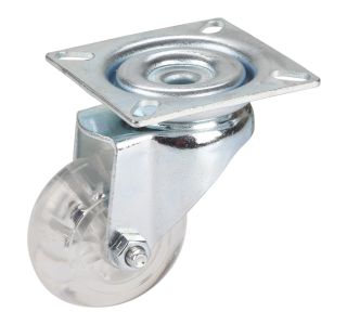 KOLO Z GIBLJIVO VILICO DÖRNER + HELMER 50X20MM POLIURETAN, CINKAN