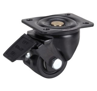 GIBLJIVO KOLO Z ZAVORO DÖRNER + HELMER 50X38MM PLOŠČA 84X84MM