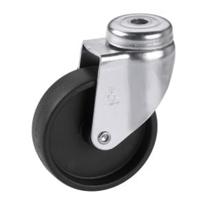 KOLO Z GIBLJIVO VILICO DÖRNER + HELMER 75X24MM IZVRTINA 10.2 MM PVC KOLO