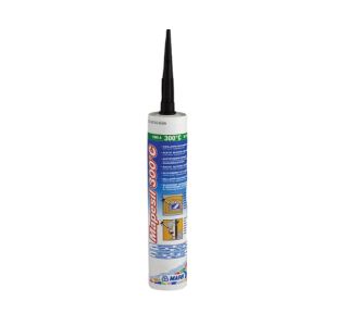 ACETATNI SILIKON MAPEI MAPESIL 300°C ČRNI 300 ML