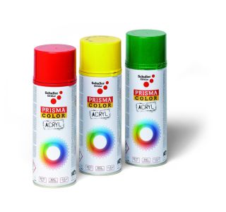 BARVNI SPREJ PRISMA COLOR ACRYL RAL.: 3000 400 ML OGNJENO RDEČA MAT