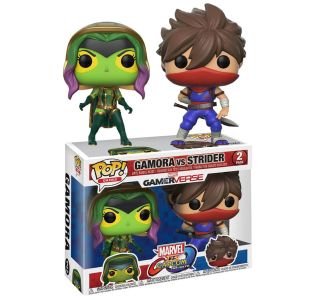 AKCIJSKA FIGURA FUNKO POP GAMECAPCOM VS.MARVEL GAMORA VS STRIDER 2-PACK