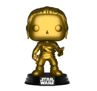 AKCIJSKA FIGURA FUNKO POP STAR WARS - REY ( CHROME - MATT GOLD)(EXCL)