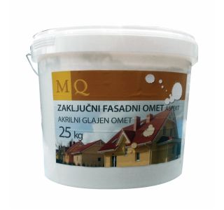 AKRILNI FASADNI OMET MQ ASPEKT 1.5 MM BEL KOS= 25 KG