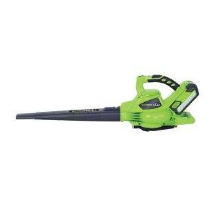 AKUMULATORSKI PUHALNIK/SESALNIK ZA LISTJE GREENWORKS 40V BREZ BATERIJE IN POLNILNIKA GD40BV