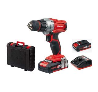 EINHELL AKUMULATORSKI VRTALNIK V SETU TE-CD 18 LI KIT (2 X 1.5 AH) POWER X-CHANGE Z 2 BATERIJAMA IN POLNILCEM