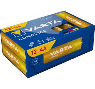 ALKALNI BATERIJSKI VLOŽEK VARTA CUBE12 AA 12/1 LONGLIFE