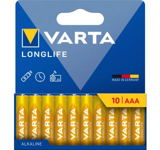 ALKALNI BATERIJSKI VLOŽEK VARTA LONGLIFE AAA 10/1