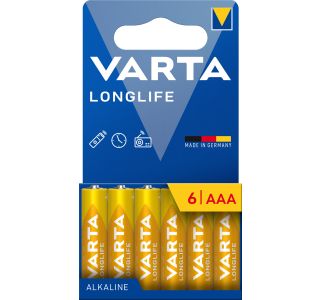 ALKALNI BATERIJSKI VLOŽEK VARTA LONGLIFE AAA 6/1