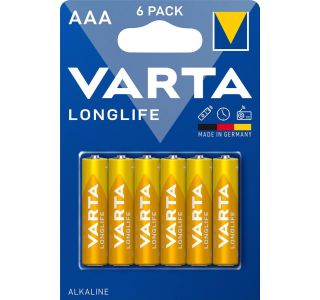 ALKALNI BATERIJSKI VLOŽEK VARTA LR03 LONGLIFE AAA 6/1