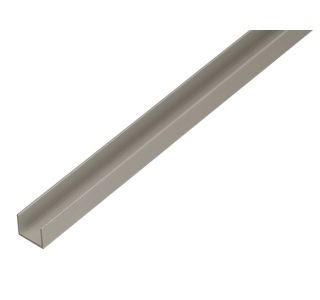 U-PROFIL ALU 15X19X15X1.5X2000 MM SREBRNO ELOKSIRAN