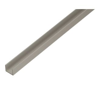 U-PROFIL ALBERTS ALU 15X22X15X1.5X1000 MM SREBRNO ELOKSIRAN
