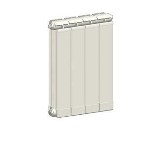 ALUMINIJASTI RADIATOR AKLIMAT MD1800 5 ČL. BELI IDENT 883426