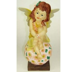 ANGEL NA KROGLI MIX BARV VIŠ 36 CM
