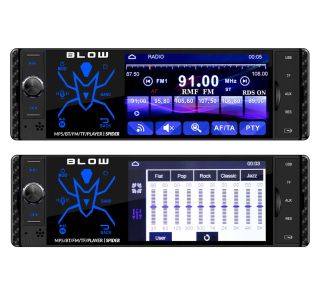 AVTORADIO BLOW SPIDER ČRNA
