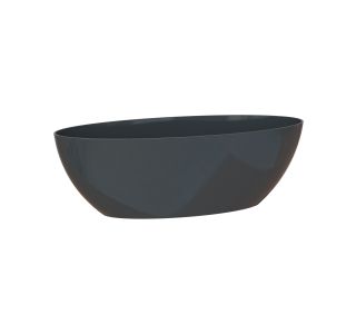 PE NOTRANJI LONEC BAHIA PLANT BOX ANTRACIT OVAL 45X17CM