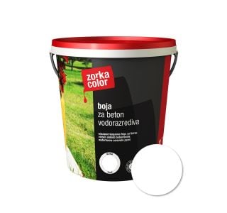 BARVA ZA BETON ZORKA COLOR BELA 1503 0.75 L