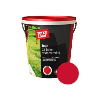 BARVA ZA BETON ZORKA COLOR RDEČA 3721 0.75 L