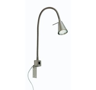 NAMIZNA SVETILKA BED LED 1X4W GU10 NIKEL/SATIN