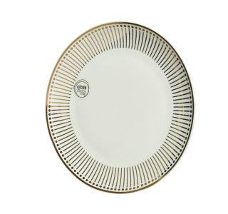 BEL Z ZLATIM DEKORJEM, PORCELAN, FI 20.30 CM