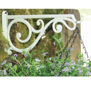 KLJUKA ZA OBEŠANKO BELA FRENCH COUNTRY 35 CM ALUMINIJ