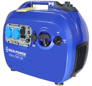 BENCINSKI AGREGAT REM POWER GSEM 2000 SBI II INVERTER 2X230V AC, 1X12V DC 2.0KW