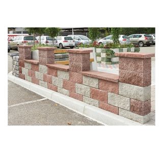 BETONSKI IZDELEK KOGRAD ZIDAK FUTURAX STEBER RJAV 40X20X20