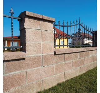 BETONSKI IZDELEK KOGRAD ZIDAK OSNOVNI 50X25X19 RJAV