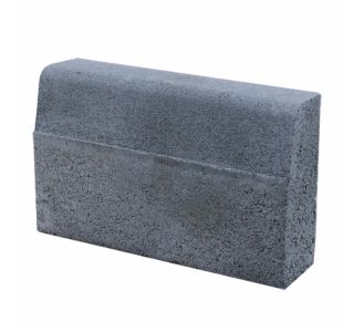 BETONSKI ROBNIK GOREC 8X33X20 CM DVOSLOJNI SIV