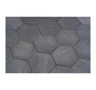 BETONSKI TLAKOVEC KOGRAD ŠESTKOTNI 22.8X11.6X6 ČRN