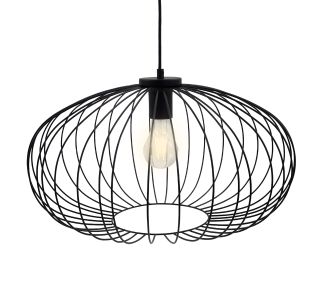 BLACK LIGHT 1XE27 CAGE