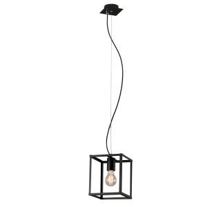 VISEČA SVETILKA BRILONER BLACK LIGHT 1XE27 CUBE