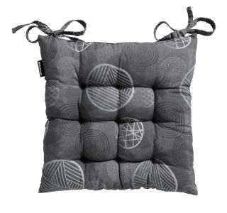 BLAZINA MADISON TOSCANE 46X46 CM TEMNO SIVA, VZOREC KROG