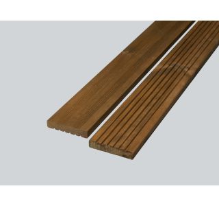 LESENA DESKA ZA TERASO BOR IMPREGNIRAN, T.RJAVA REBRIČENO 2000X145X28 MM