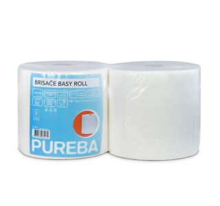 BRISAČE PUREBA MAX BASY ROLL, 2-SL. 2 ROL/PAK, BELE