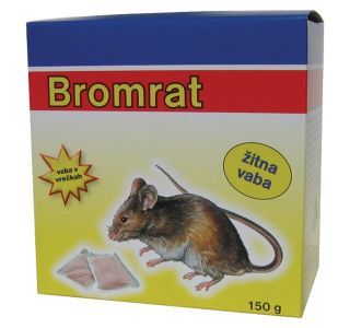 RODENTICID BROMRAT ŽITNA VABA 150 G