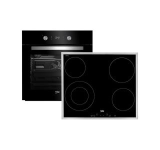 VGRADNA PEČICA + PLOŠČA BEKO BSE24322B + HIC64402X