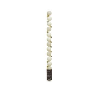 BUNKA IZ UMETNE MASE DECORIS BELA V TUBI 14/1 FI 3 CM