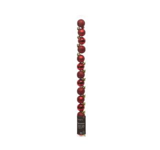 BUNKA IZ UMETNE MASE DECORIS RDEČA V TUBI 14/1 FI 3 CM