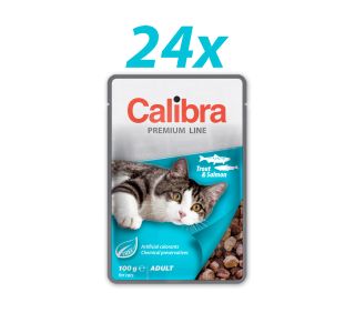 CALIBRA PREMIUM ADULT LOSOS&POSTRV 24X100 G